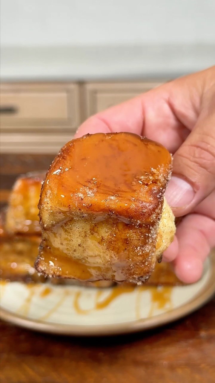Cheesecake Stuffed Churro French Toast